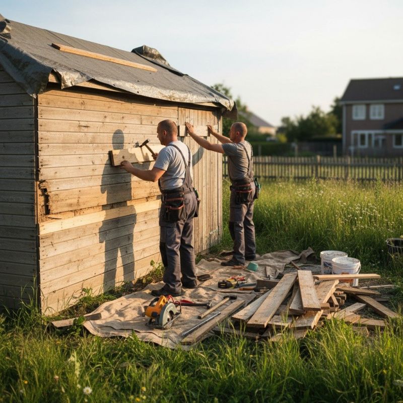 Local Amish Shed Kit Installation pros at work